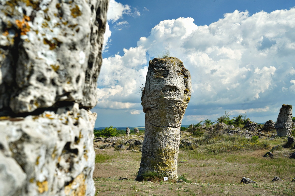 Säule des Steinwaldes bei Warna in Bulgarien