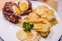 Rezept Hackbraten Kartoffelauflauf Omnia