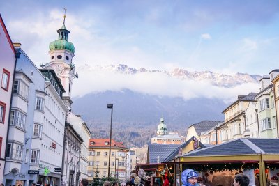 Innsbruck Berge Weihnachtsmarkt