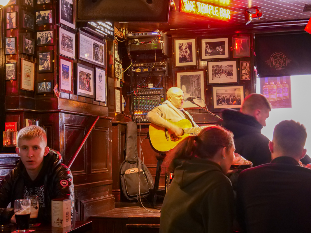 Livemusik in Dublin Tempel Bar