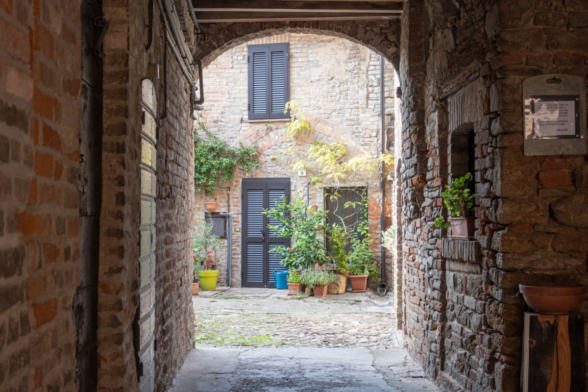 Castell'Arquato schönste Dörfer Italien mit dem Wohnmobil
